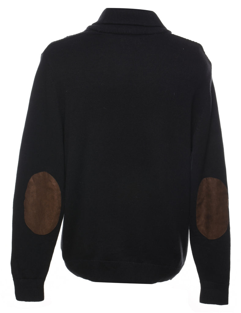 Chaps Black Jumper - L