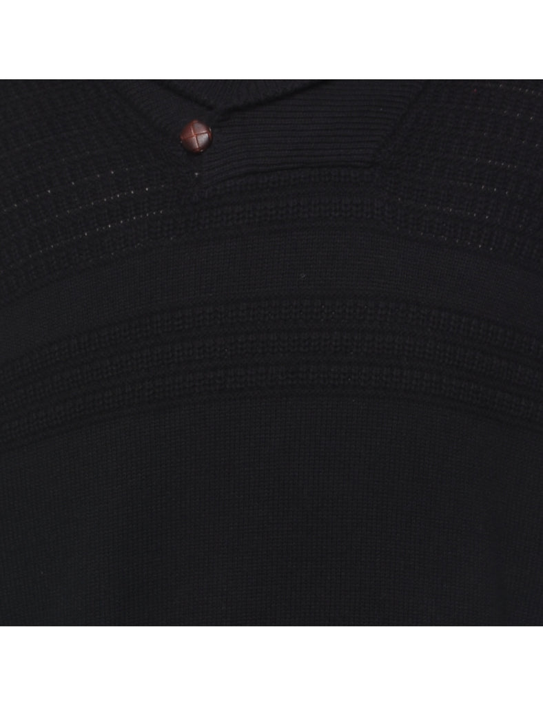 Chaps Black Jumper - L