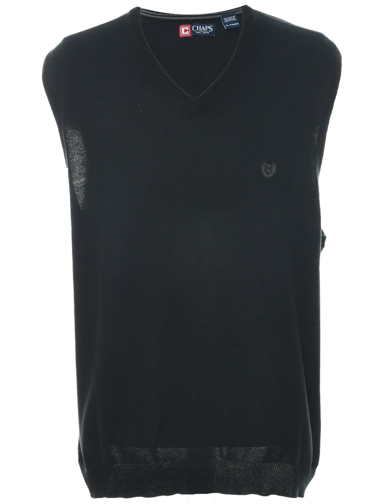 Chaps Black Vest - XL