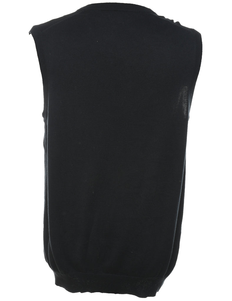 Chaps Black Vest - M