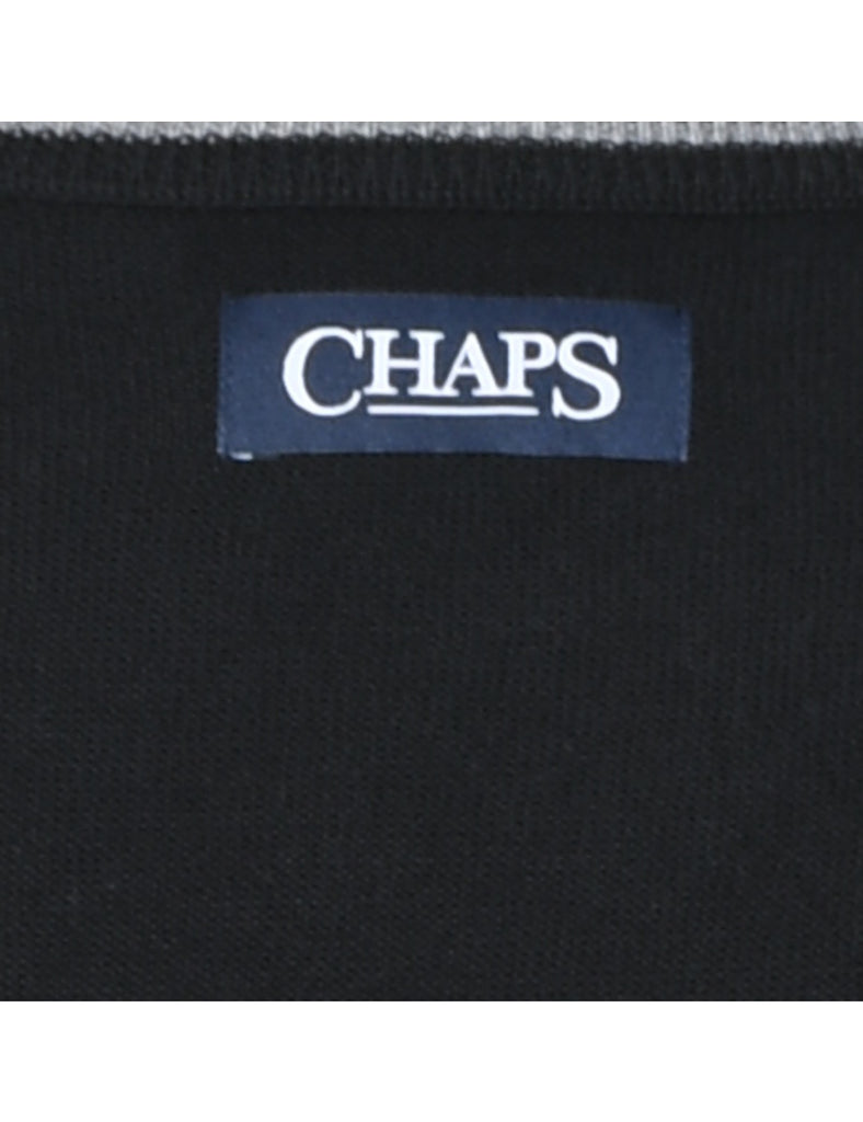 Chaps Black Vest - M