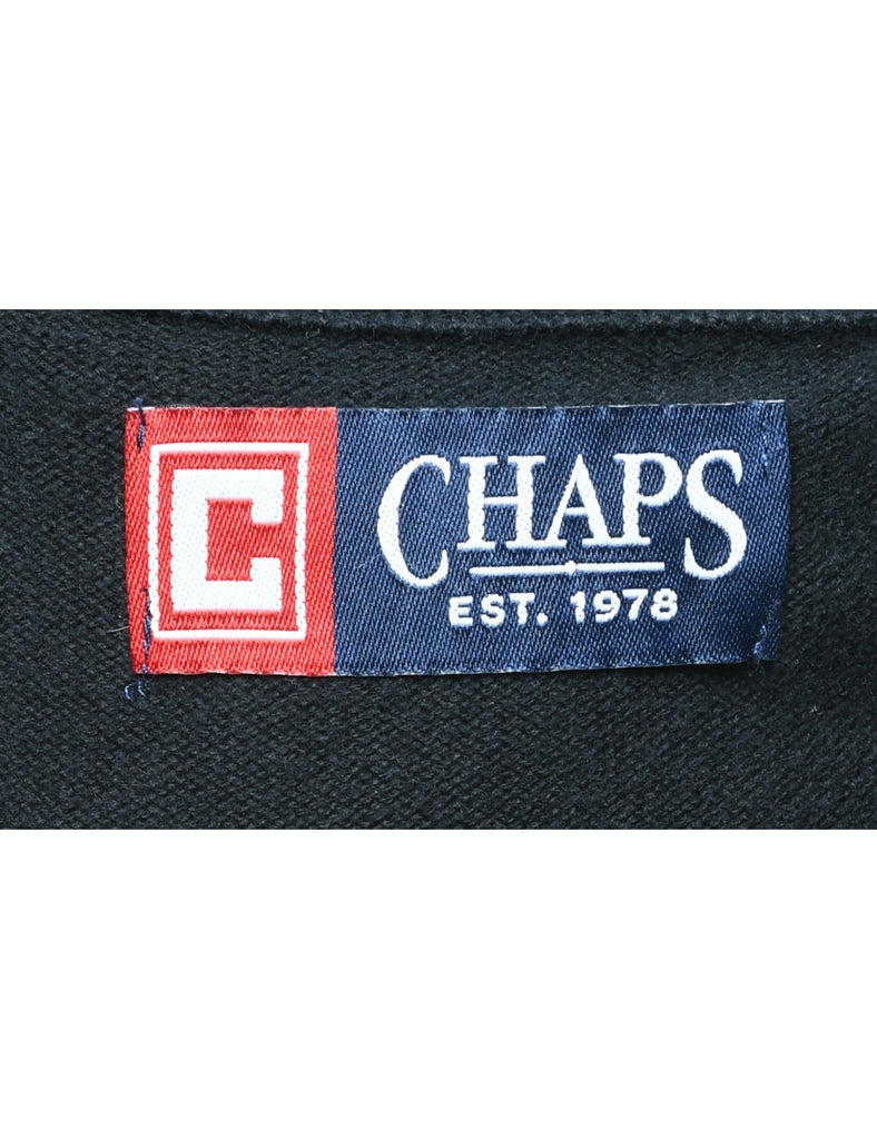 Chaps Black Vest - XL