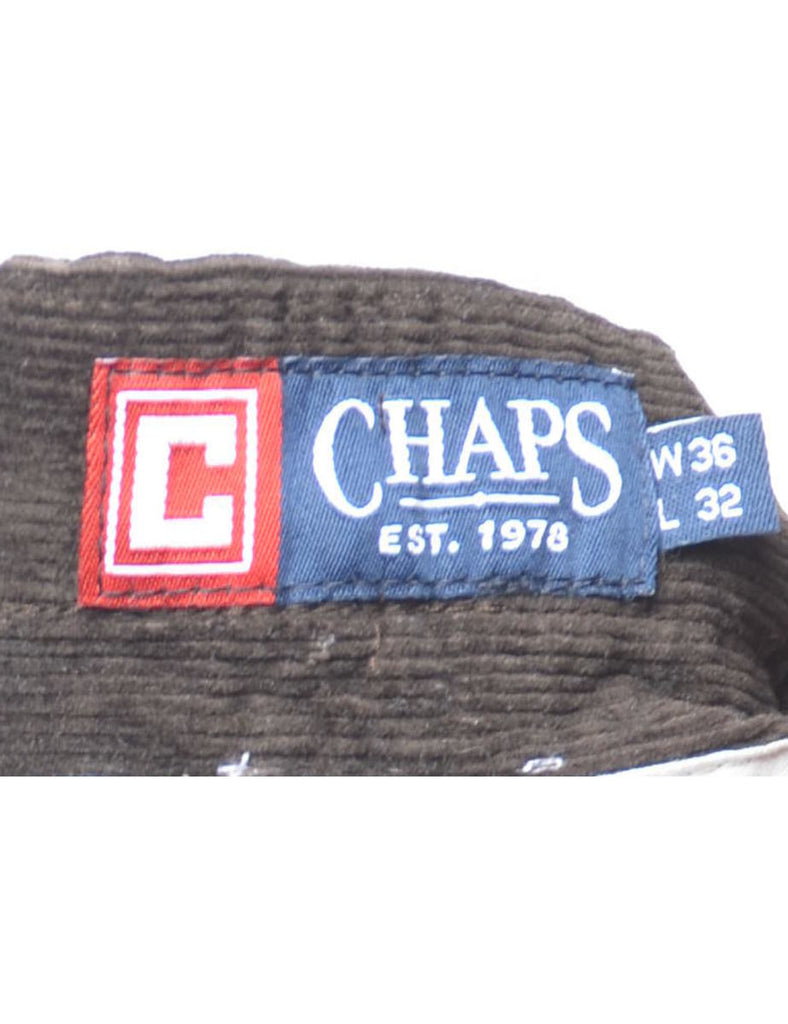 Chaps Brown Classic Corduroy Trousers - W36 L31