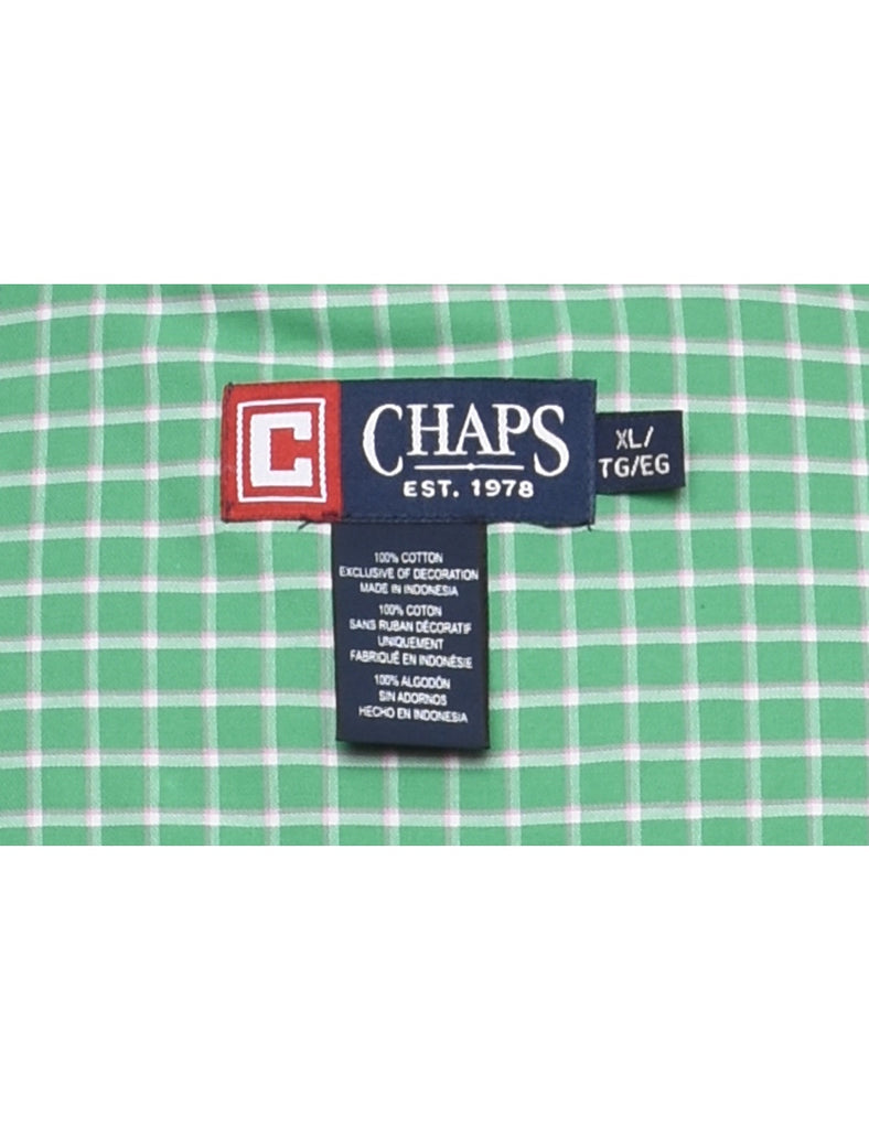 Chaps Checked Shirt - XL