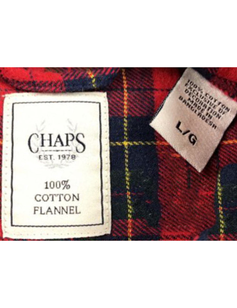 Chaps Checked Shirt - L