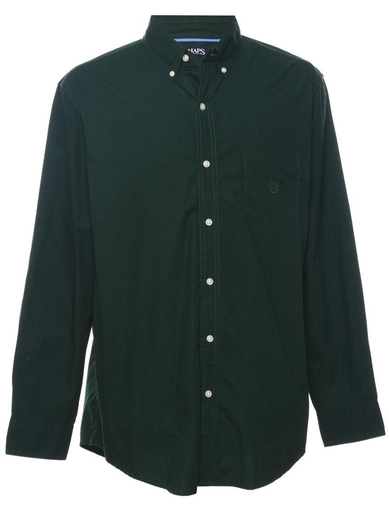 Chaps Dark Green Shirt - L