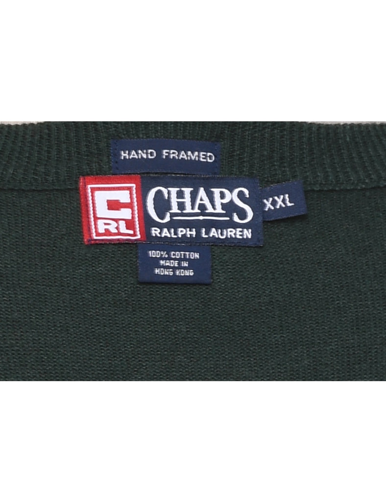 Chaps Dark Green Vest - XXL