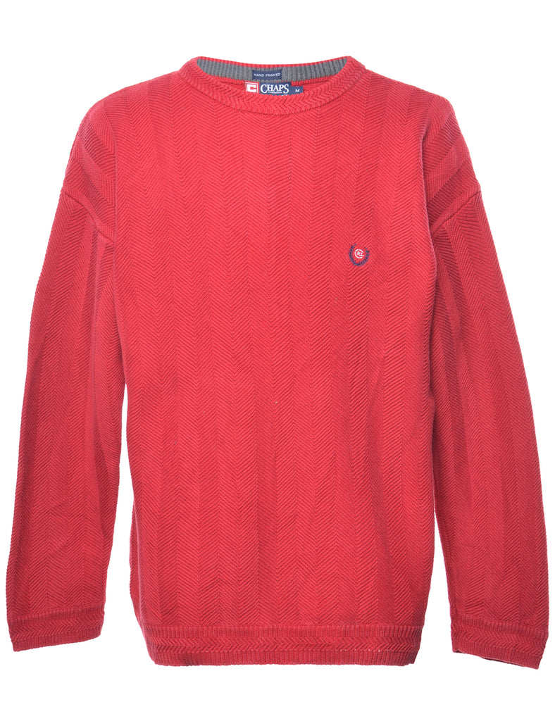 Chaps Red Jumper - M