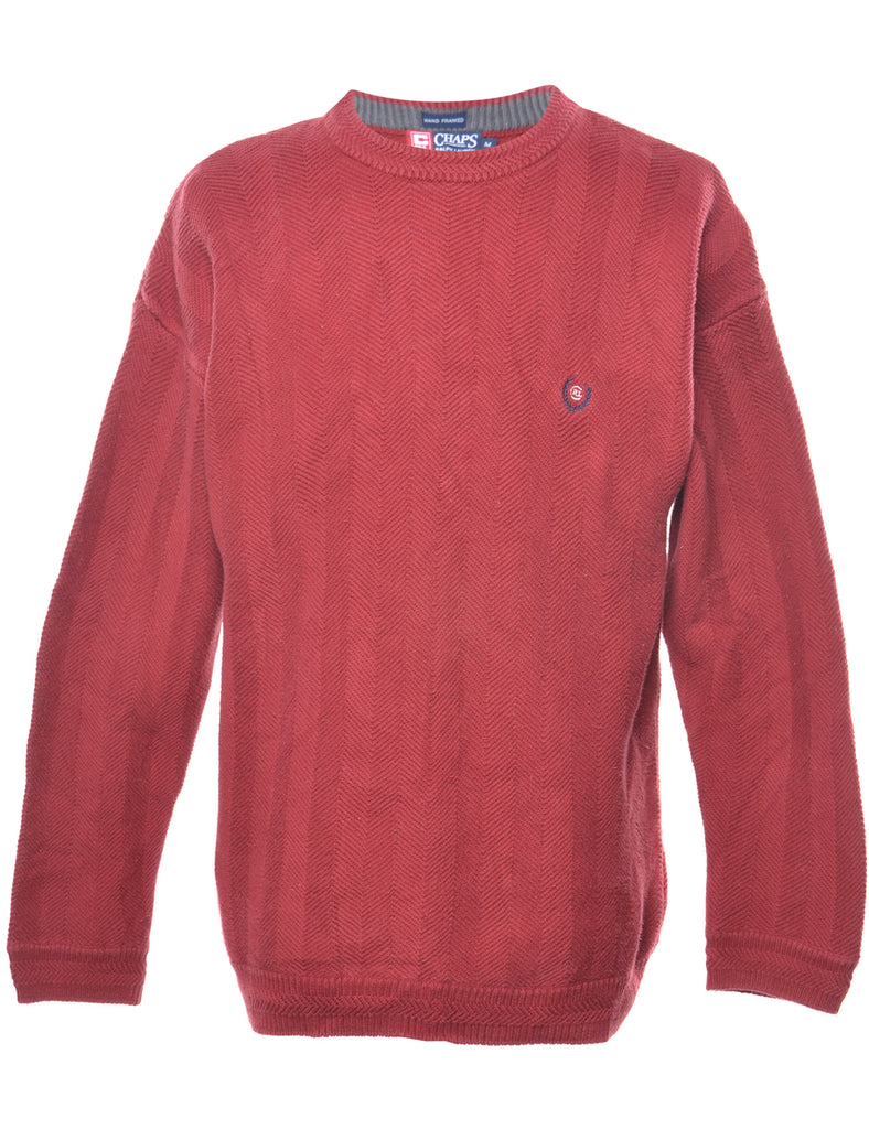 Chaps Red Jumper - M