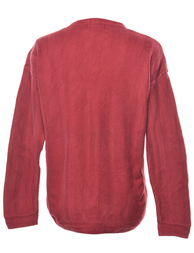 Chaps Red Jumper - M