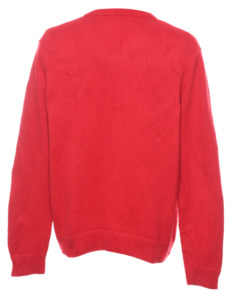 Chaps Red Jumper - XL