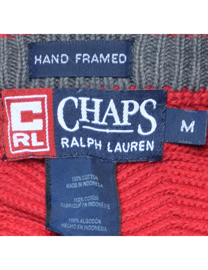 Chaps Red Jumper - M