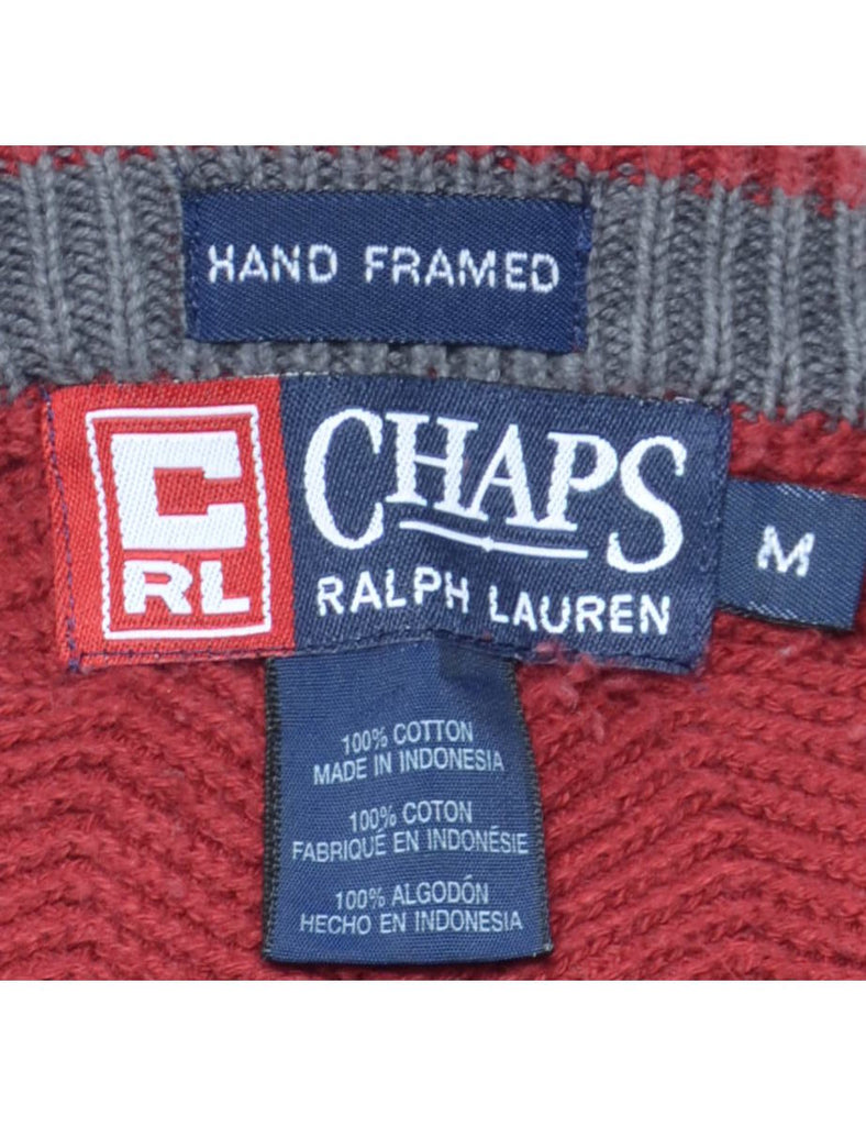 Chaps Red Jumper - M