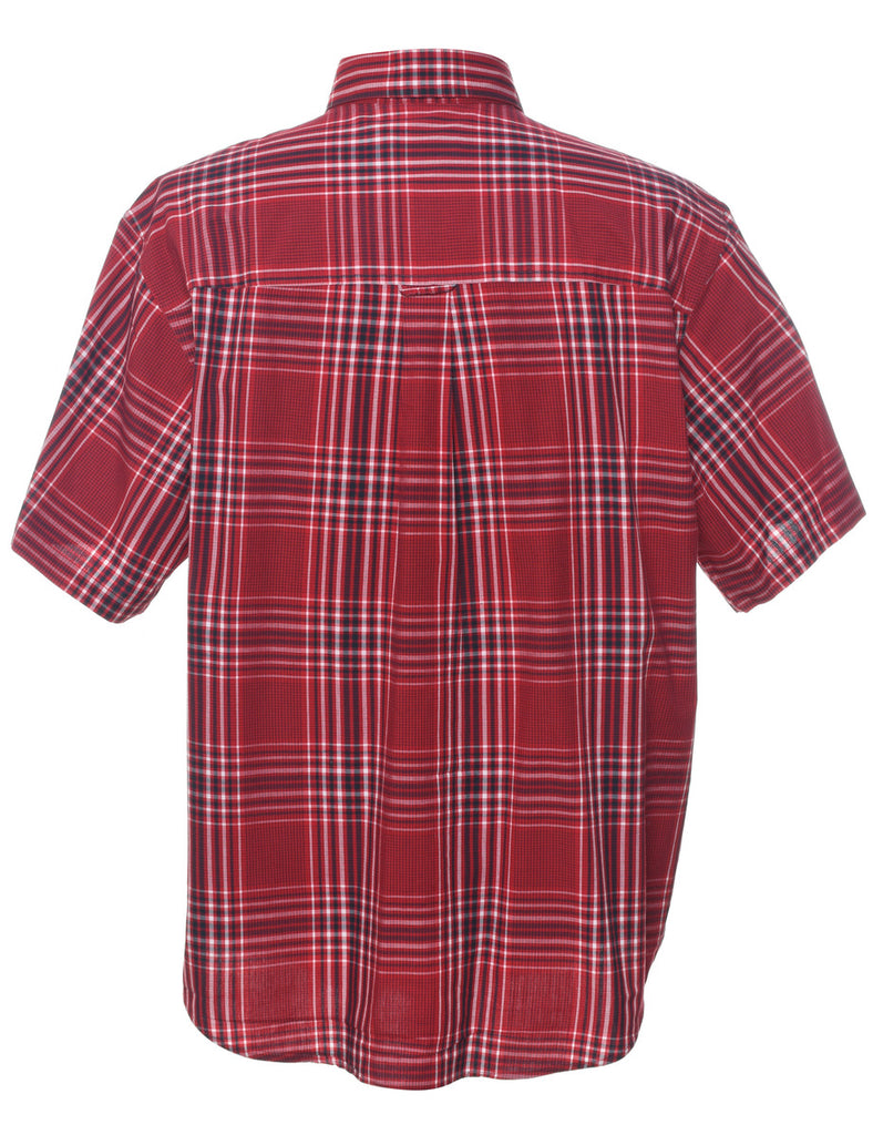 Chaps Red & White Checked Shirt - L