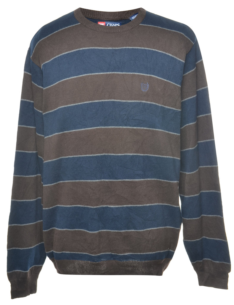 Chaps Striped Jumper - L