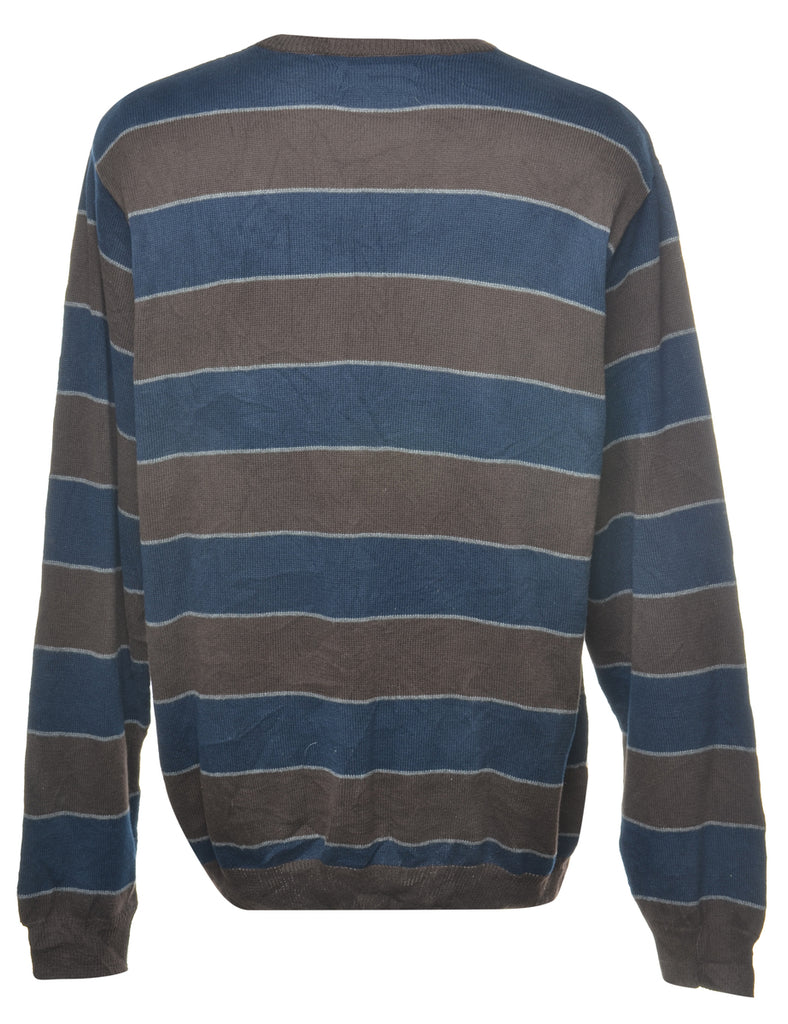 Chaps Striped Jumper - L