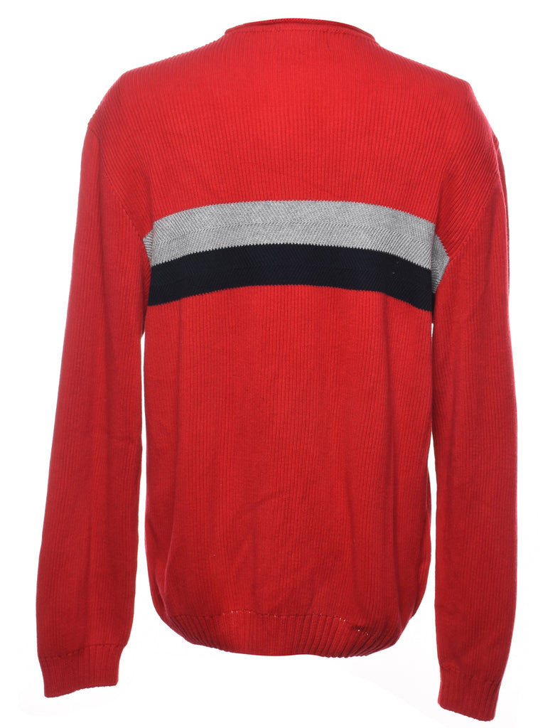 Chaps Striped Jumper - L