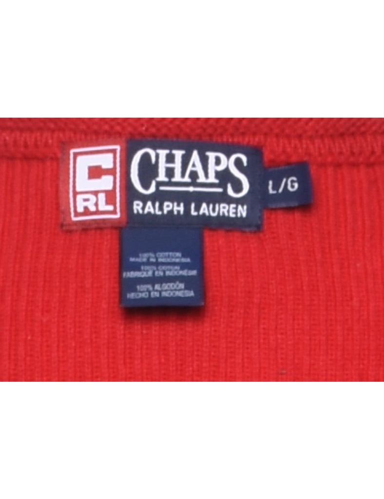 Chaps Striped Jumper - L