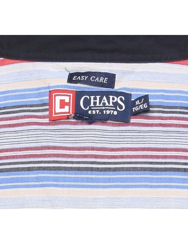 Chaps Striped Multi-Colour Shirt - XL