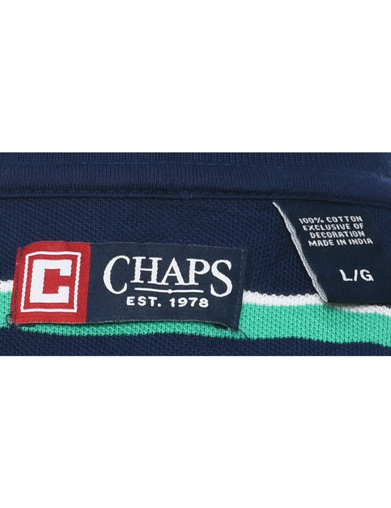Chaps Striped Polo Shirt - L