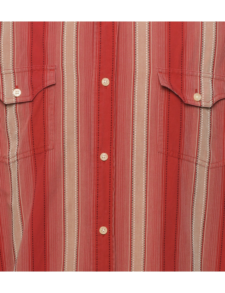 Chaps Striped Shirt - L