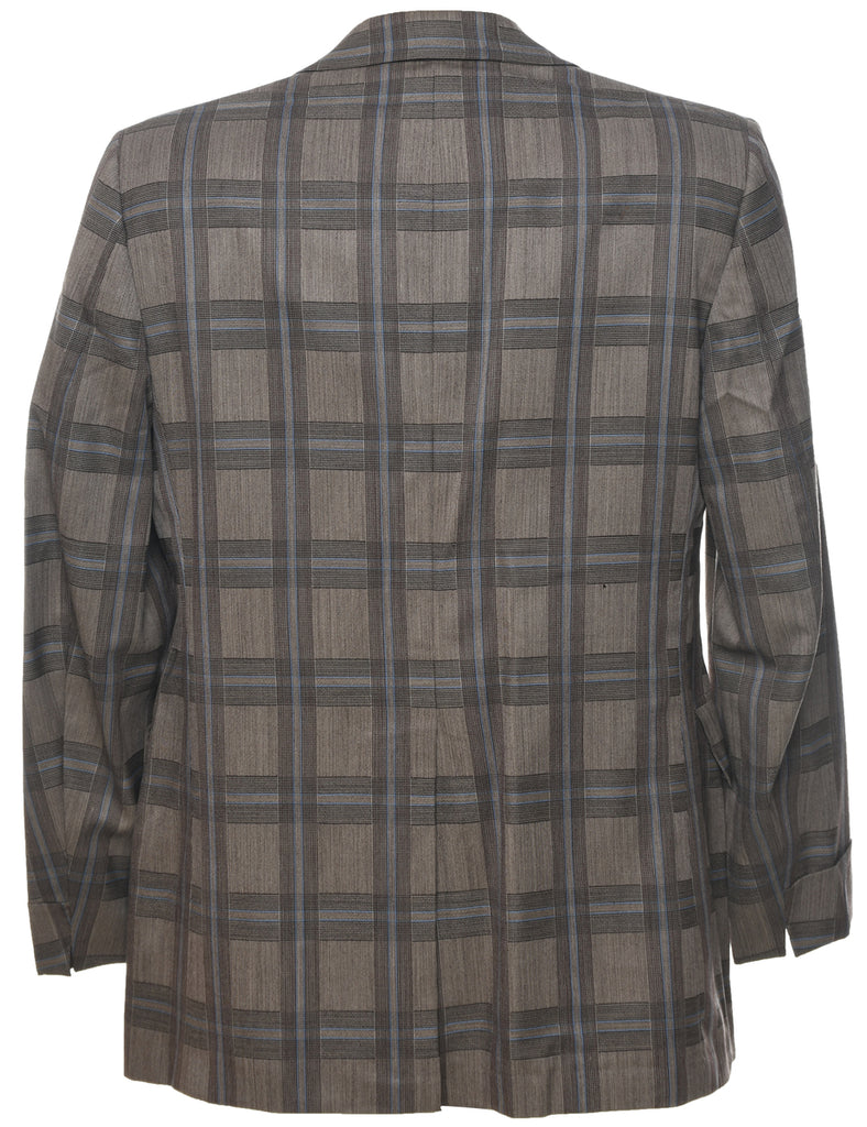 Checked Blazer - M