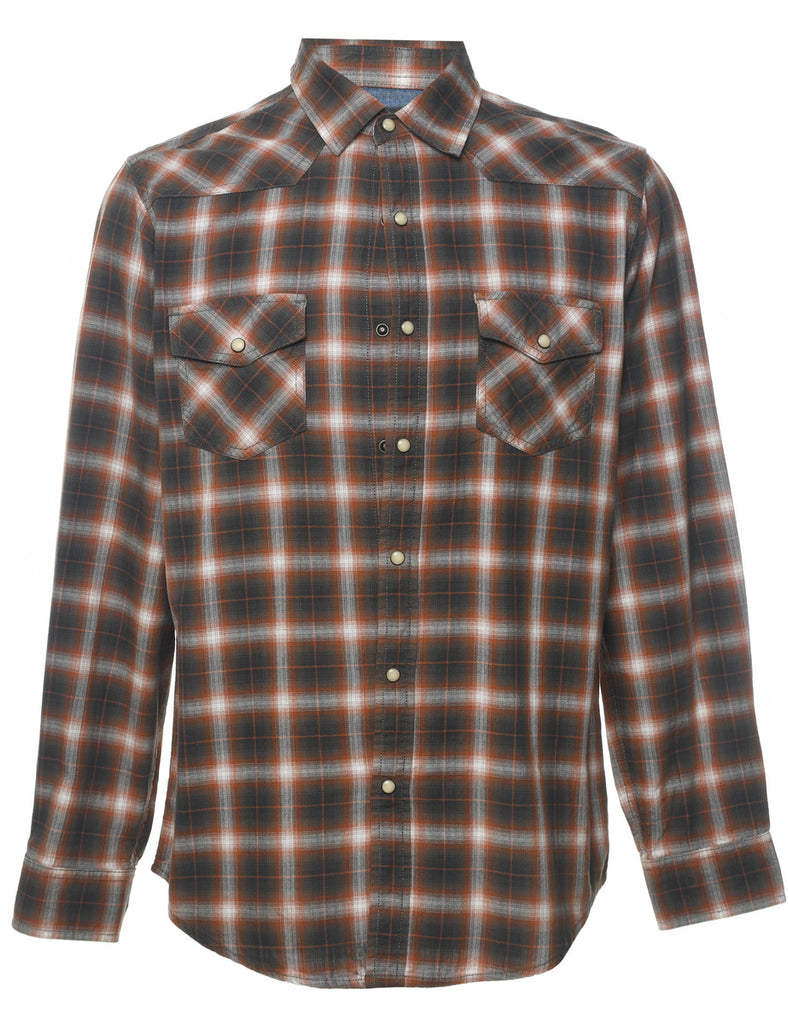 Checked Checked Shirt - M