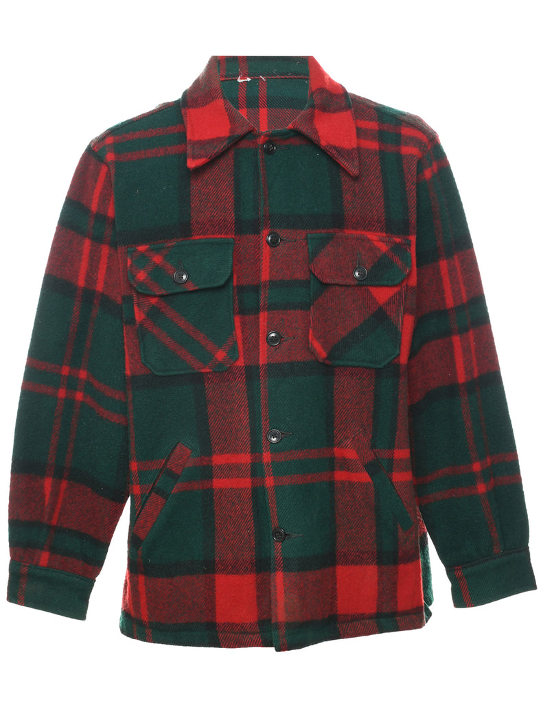 Checked Jacket - L