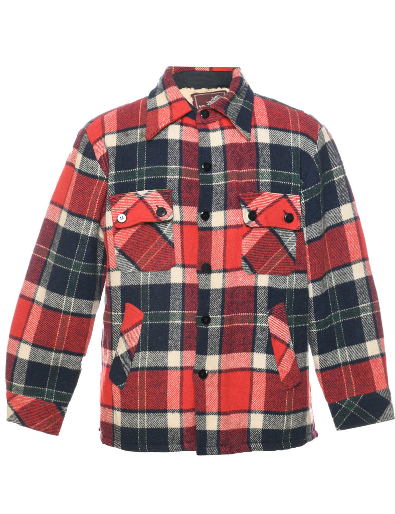 Checked Jacket - M