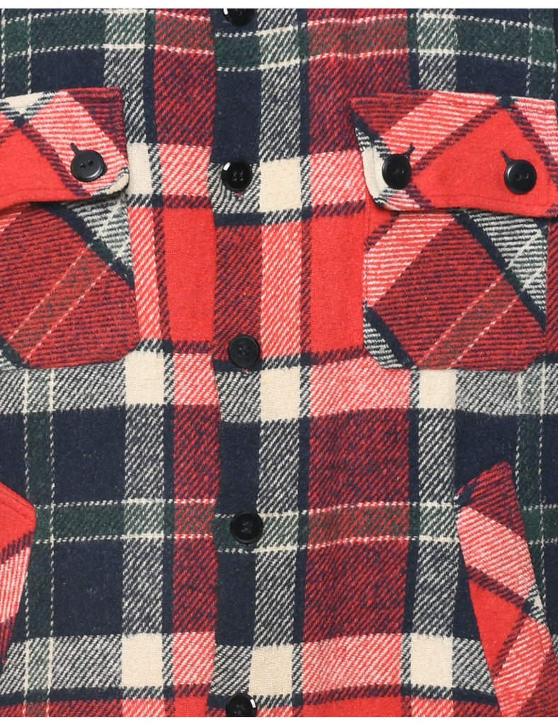 Checked Jacket - M