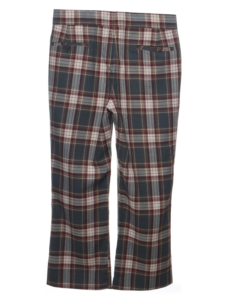 Checked Pattern Trousers - W35 L29