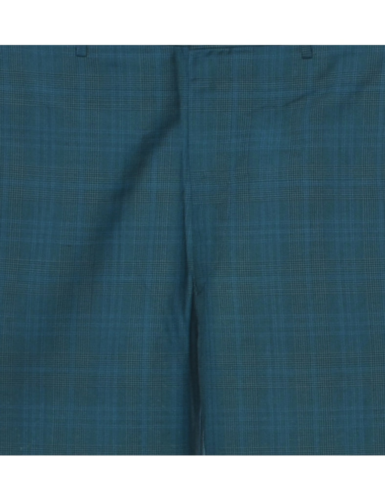 Checked Pattern Trousers - W33 L31