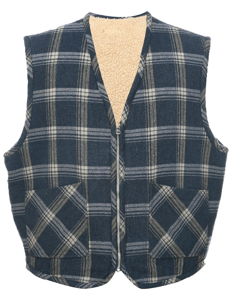 Checked Waistcoat - XL