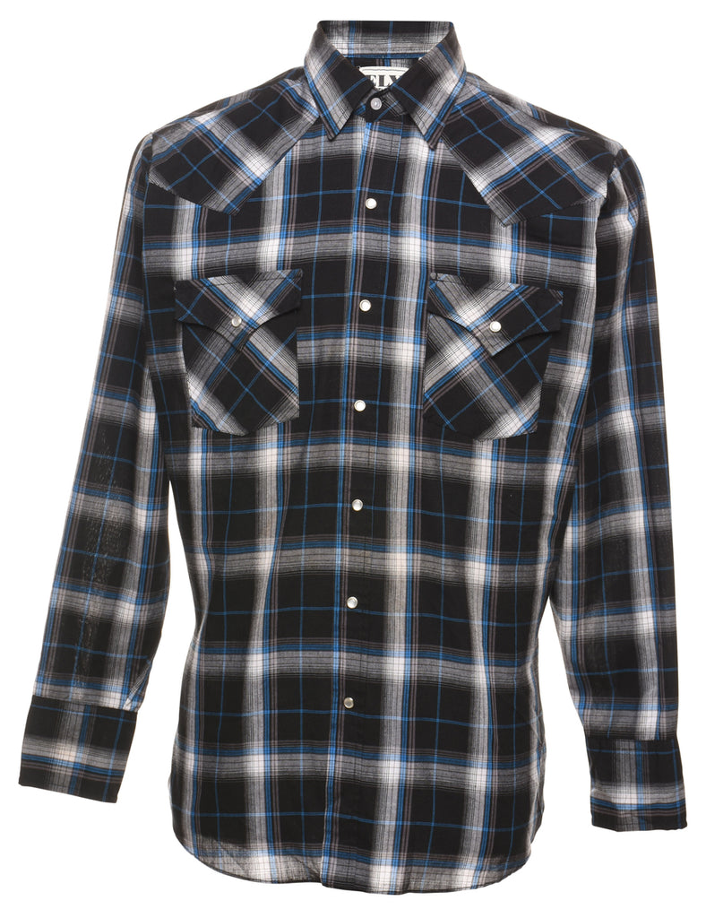 Checked Western Shirt - M