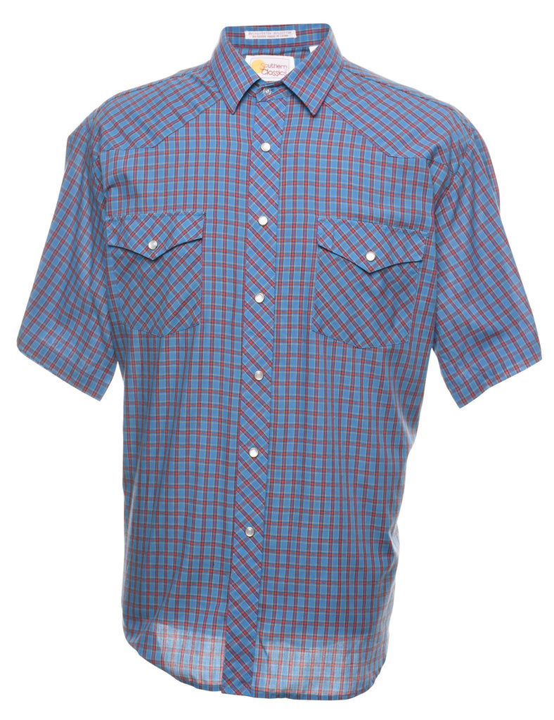 Checked Western Shirt - L