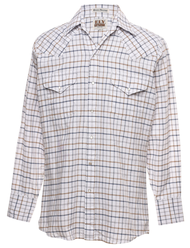 Checked Western Shirt - S