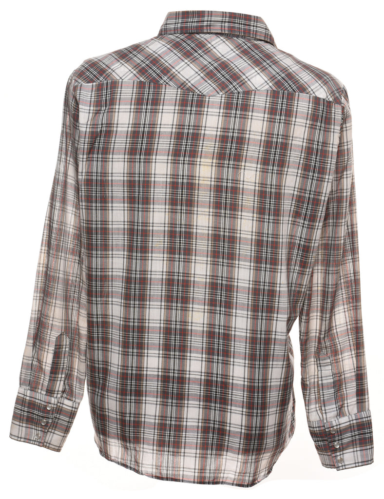 Checked Western Shirt - L