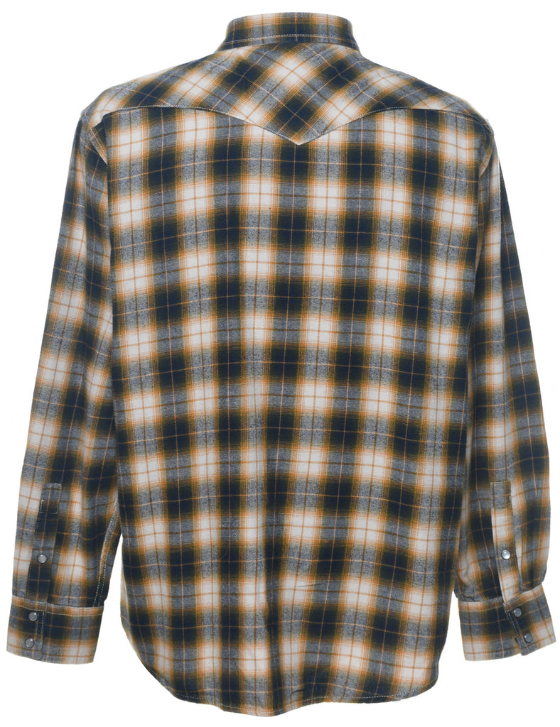 Checked Western Shirt - L