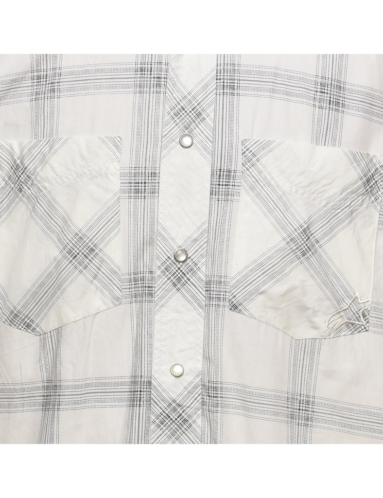 Checked Western Shirt - L