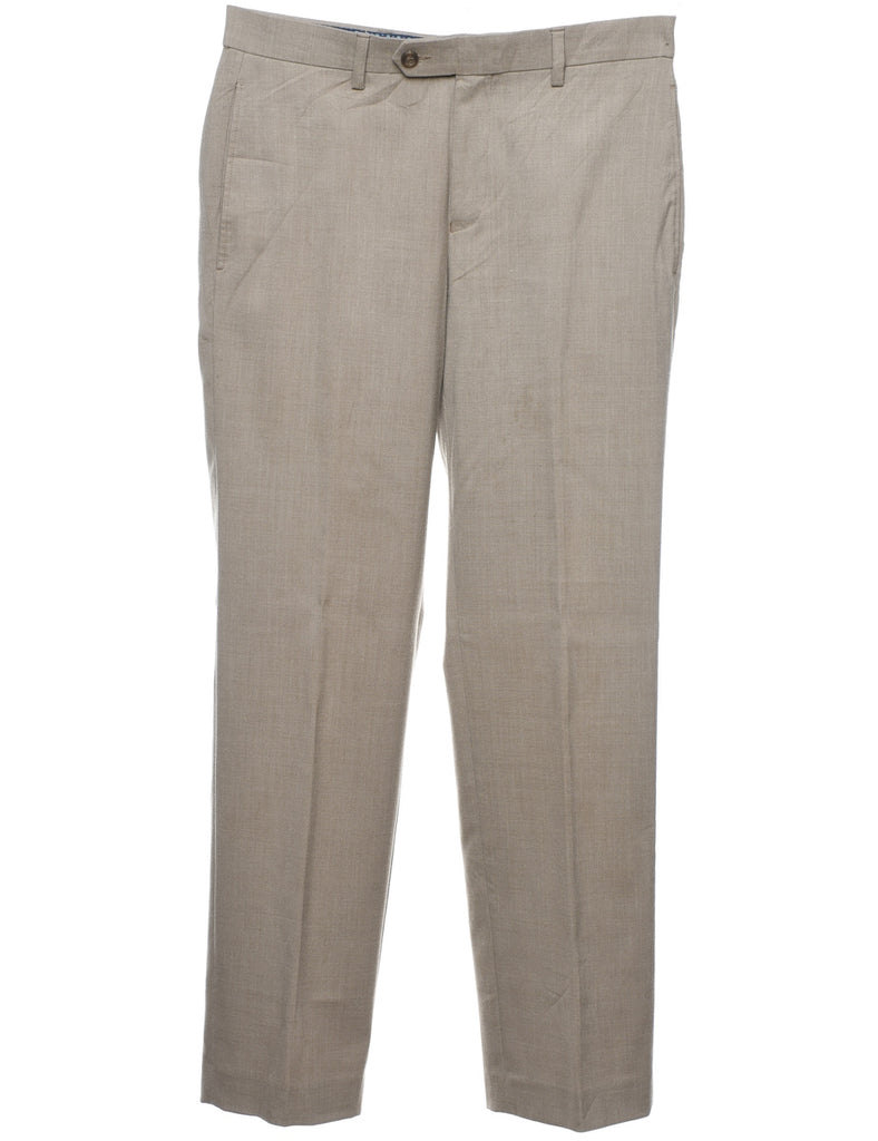 Classic Beige Ralph Lauren Straight-Fit Trousers - W32 L31