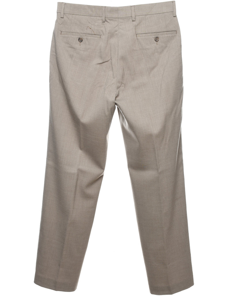 Classic Beige Ralph Lauren Straight-Fit Trousers - W32 L31