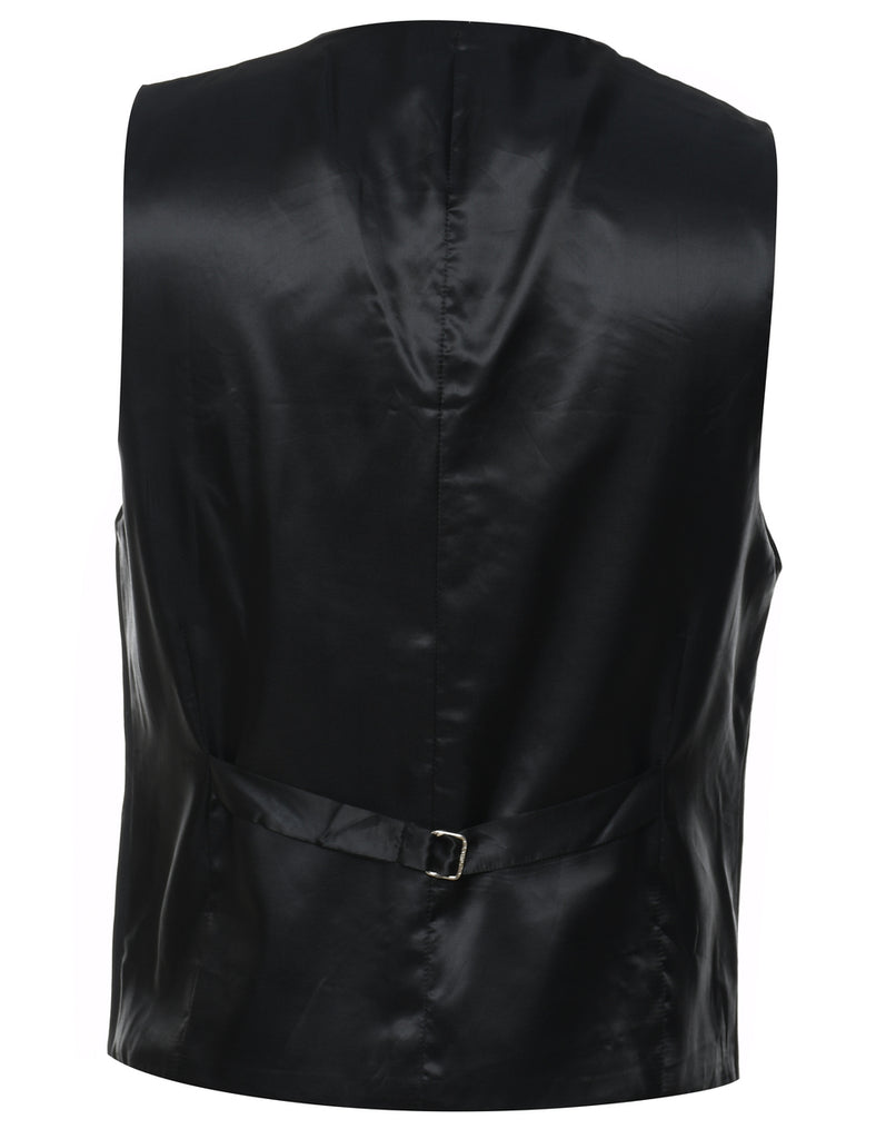 Classic Black Waistcoat - M