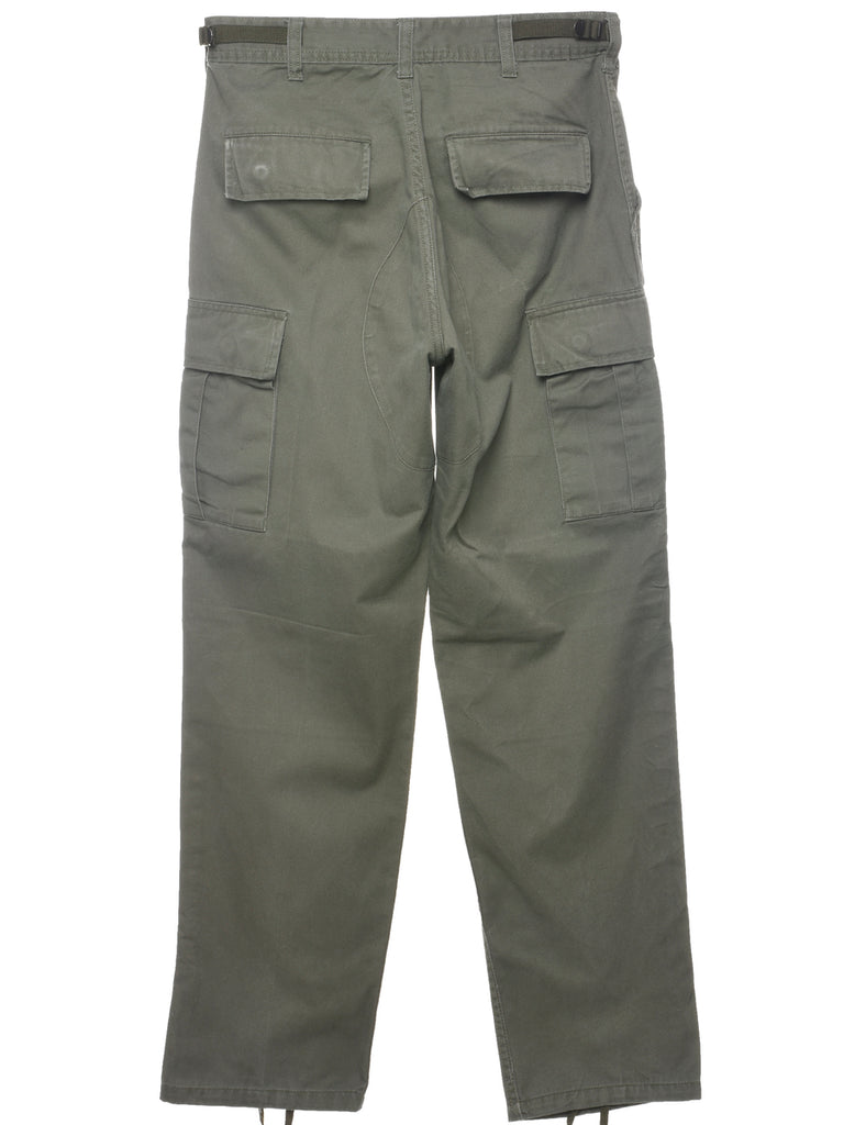 Classic Green Cargo Trousers - W30 L31