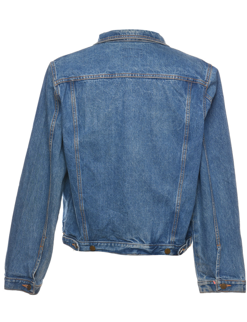 Classic Medium Wash Denim Jacket - M