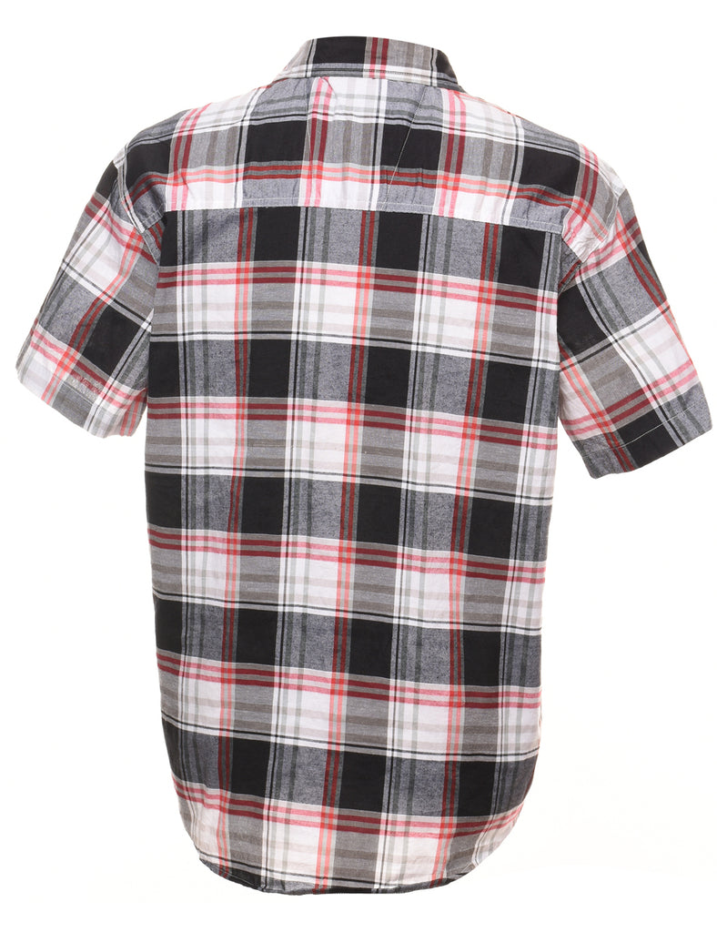 Classic Red, Black & White Checked Shirt - L