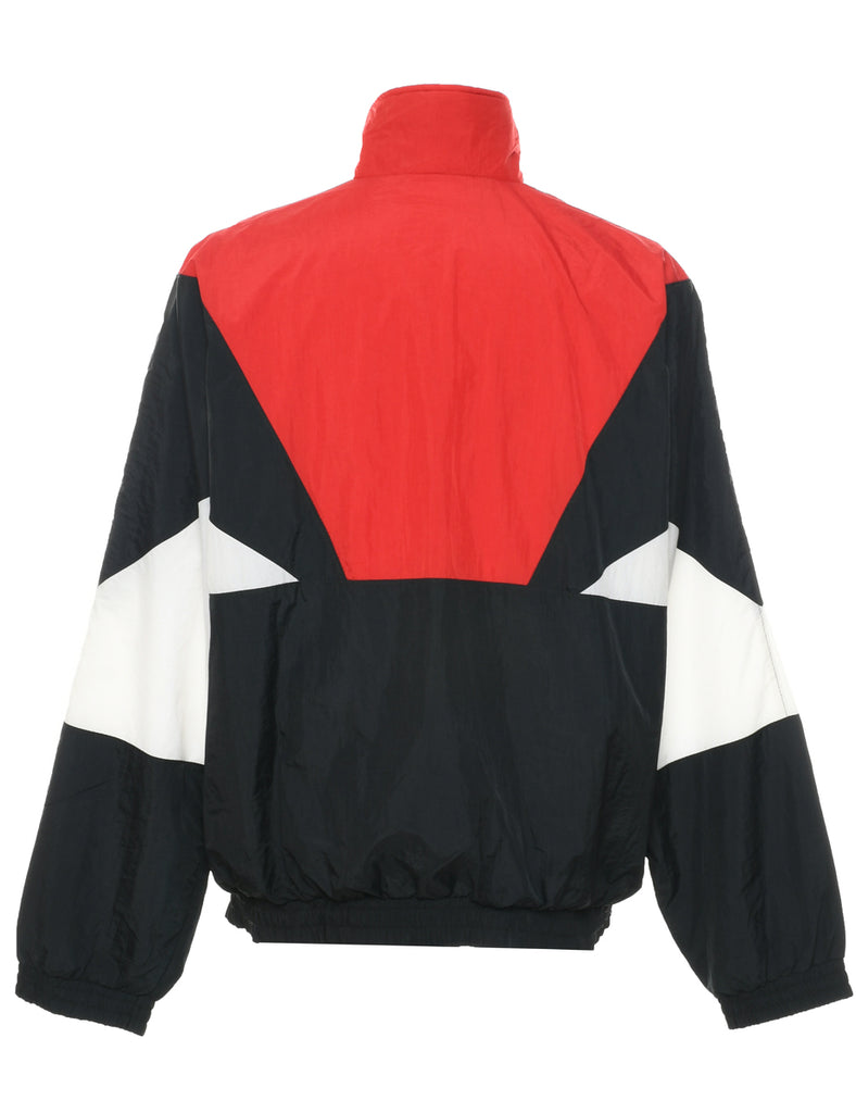 Colour Block Nylon Jacket - L