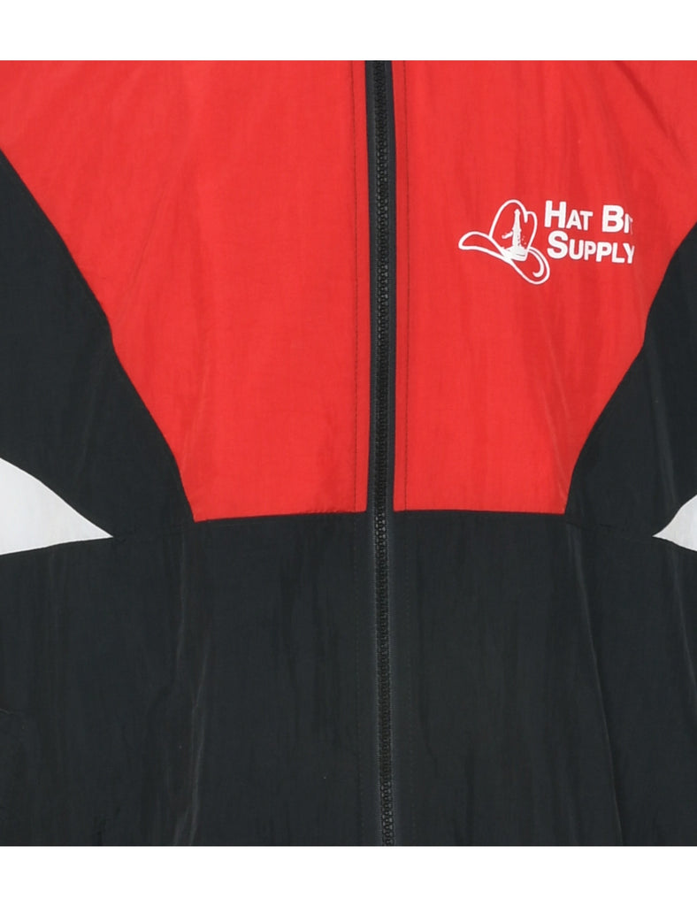 Colour Block Nylon Jacket - L