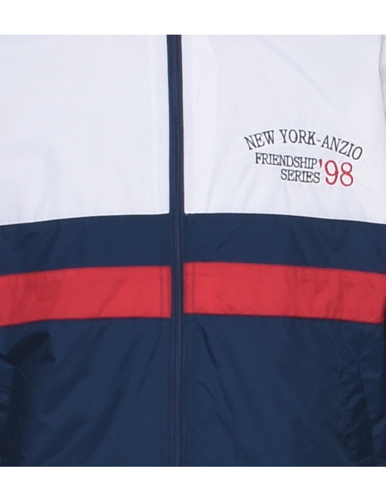 Colour Block Nylon Jacket - S