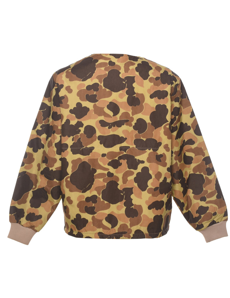 Columbia Camouflage Print Bomber Jacket - L