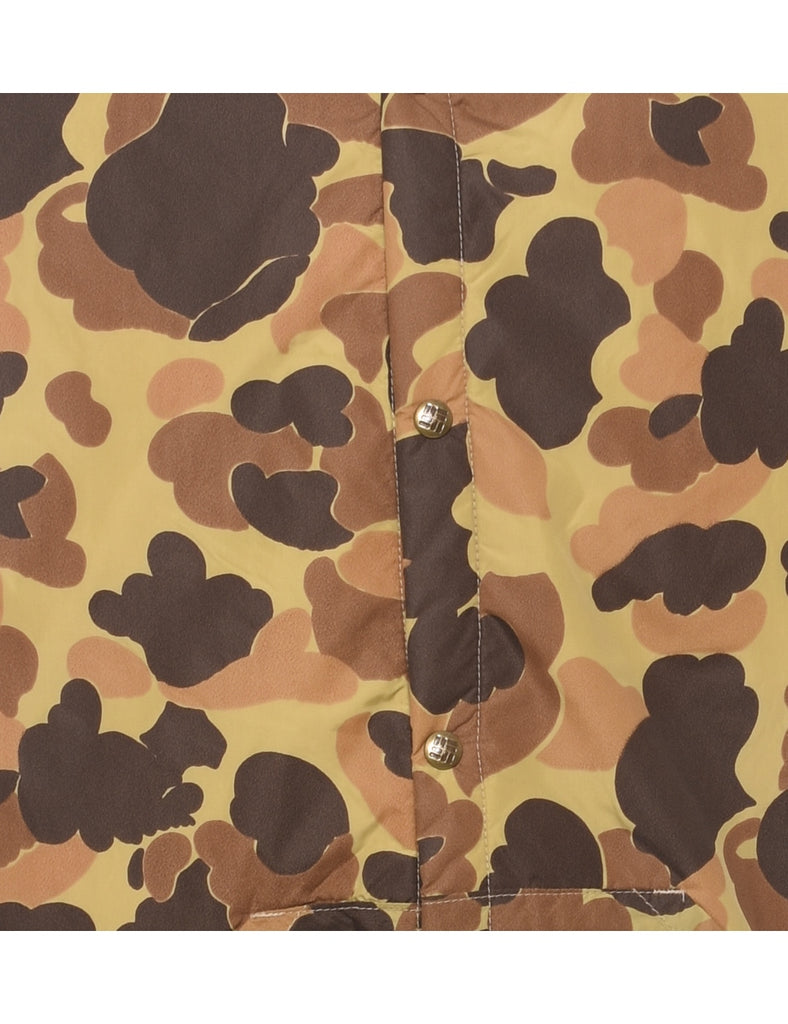 Columbia Camouflage Print Bomber Jacket - L
